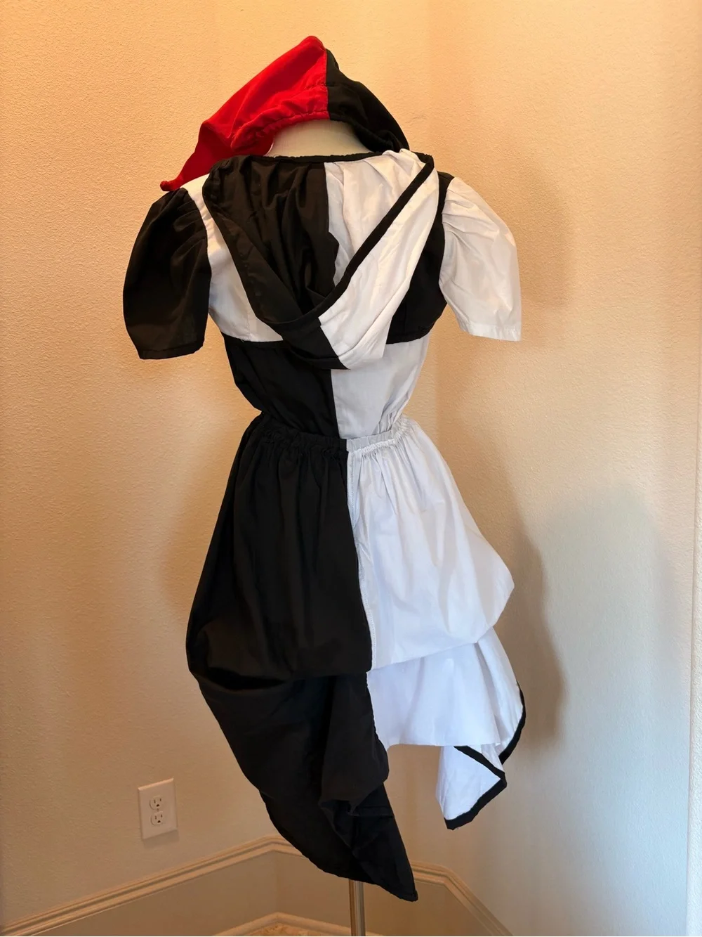 Black & White Harley Quinn Inspired Costume